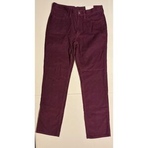 Paul Frederick Tailored Fit Burgundy Corduroy Pants Men Size 32x32 NWT Deadstock
